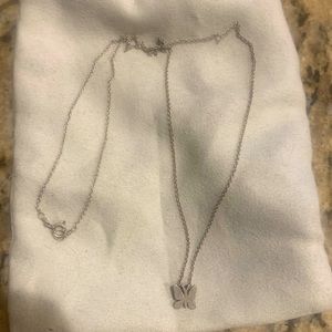 Dogeared butterfly necklace sterling silver